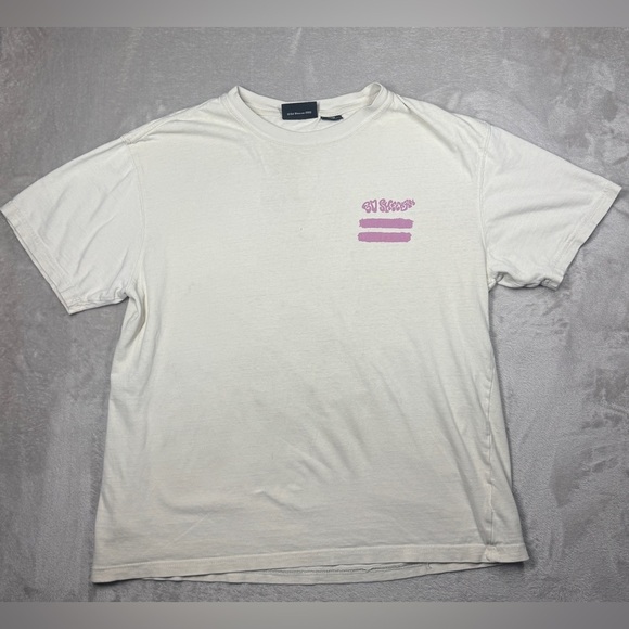 Ed Sheeran Bloom in the Wild Natural Cream Floral Worn In Band Tee T-Shirt M - Picture 5 of 16